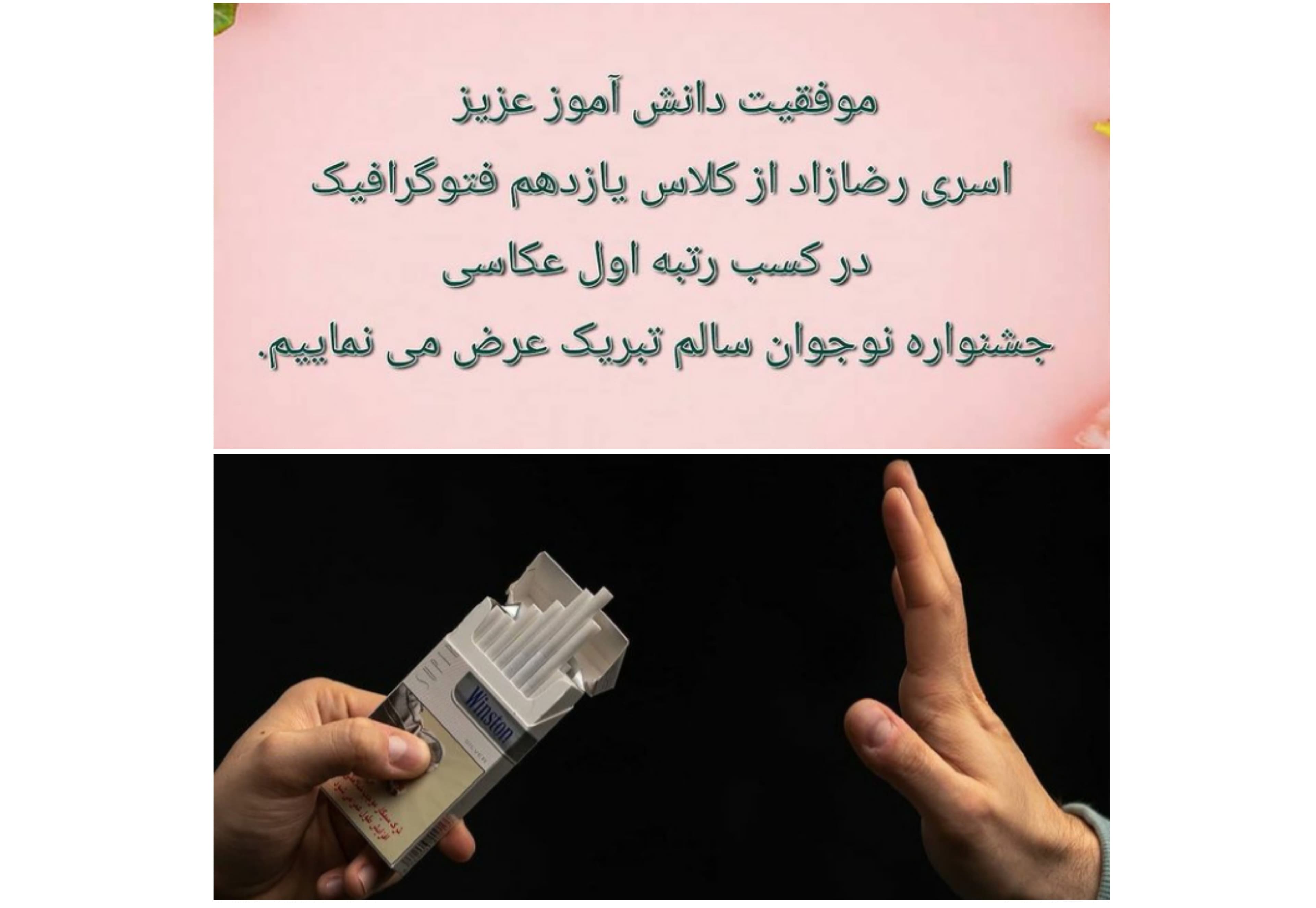 موفقیت دانش آموز اسرا رضازاد در کسب رتبه اول جشنواره نوجوان سالم