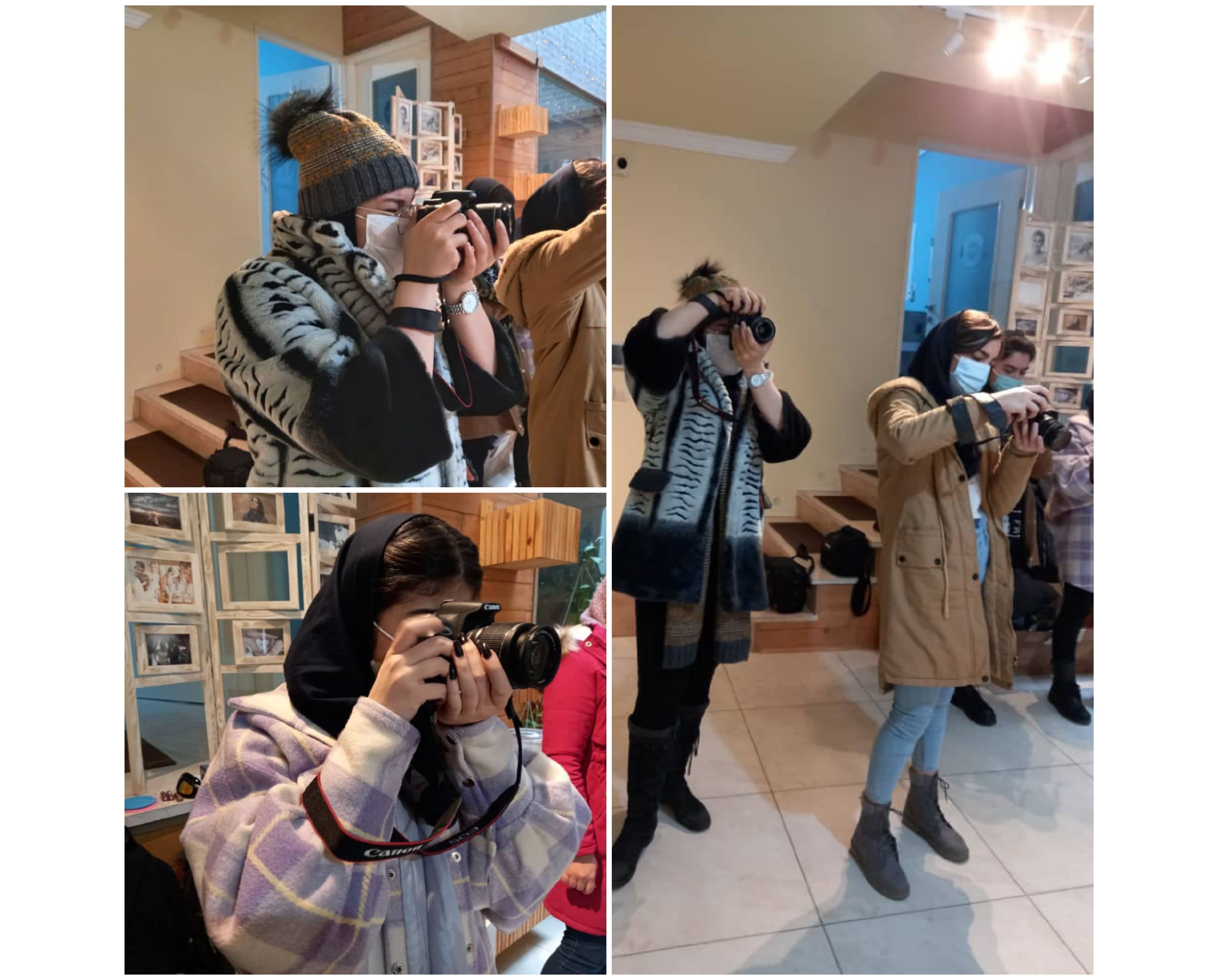 کارگاه عملی عکاسی آتلیه و حضور دانش آموزان فتوگرافیک در آتلیه