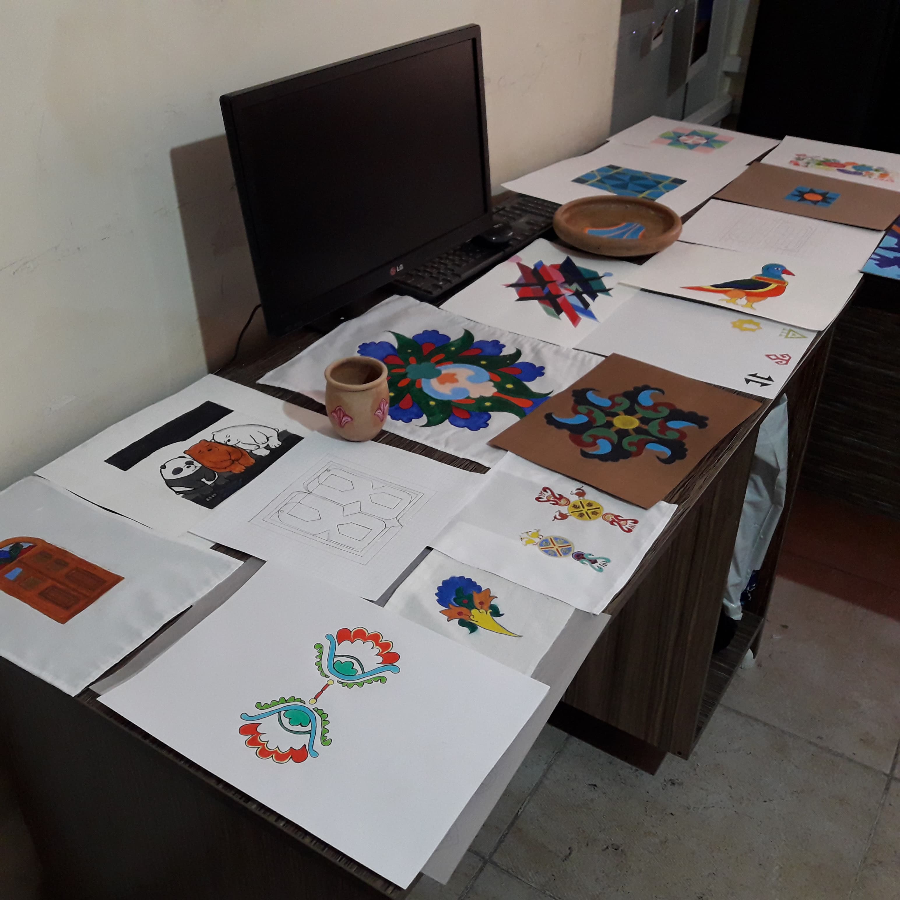 ژوژمان پودمانی اول کارگاه تصویر سازی آموزشی و تایپوگرافی ( دهم گرافیک)